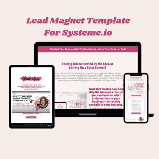 Lead Magnet Sales Funnel for Systeme.io