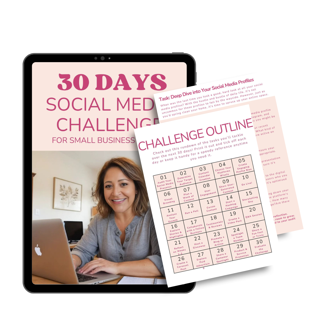 FREE 30-Day Social Media Challenge for Small Business Owners 🚀