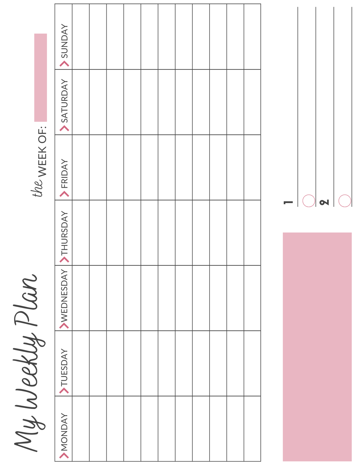 Printable Planner Bundle - Lifestyle Edition